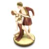 porcelánová soška značky Royal Dux, model: Valentino, bronz dekor se zlacením