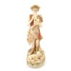 porcelánová soška značky Royal Dux, model: pastýř, bronz dekor se zlacením