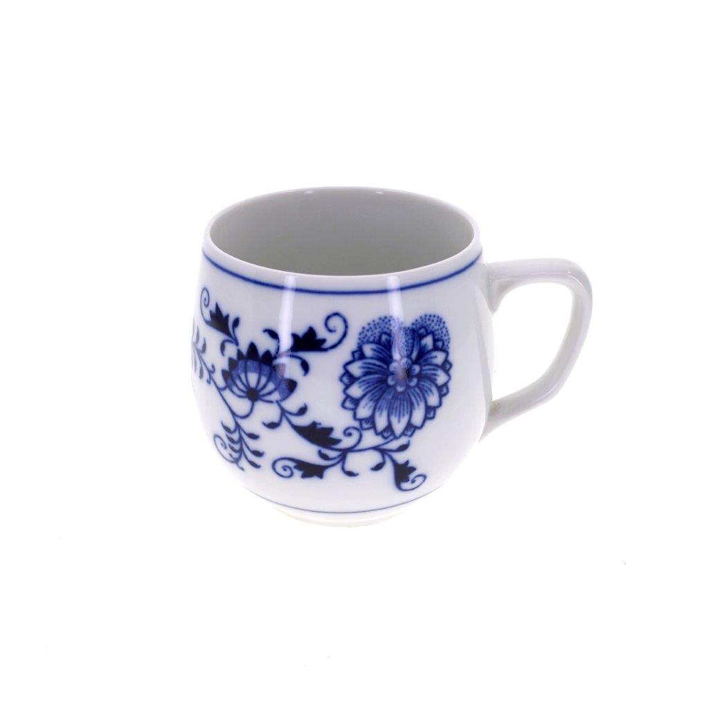 Cibulák - Hrnek Baňák 0,3l, bílý porcelán s cibulákovým dekorem