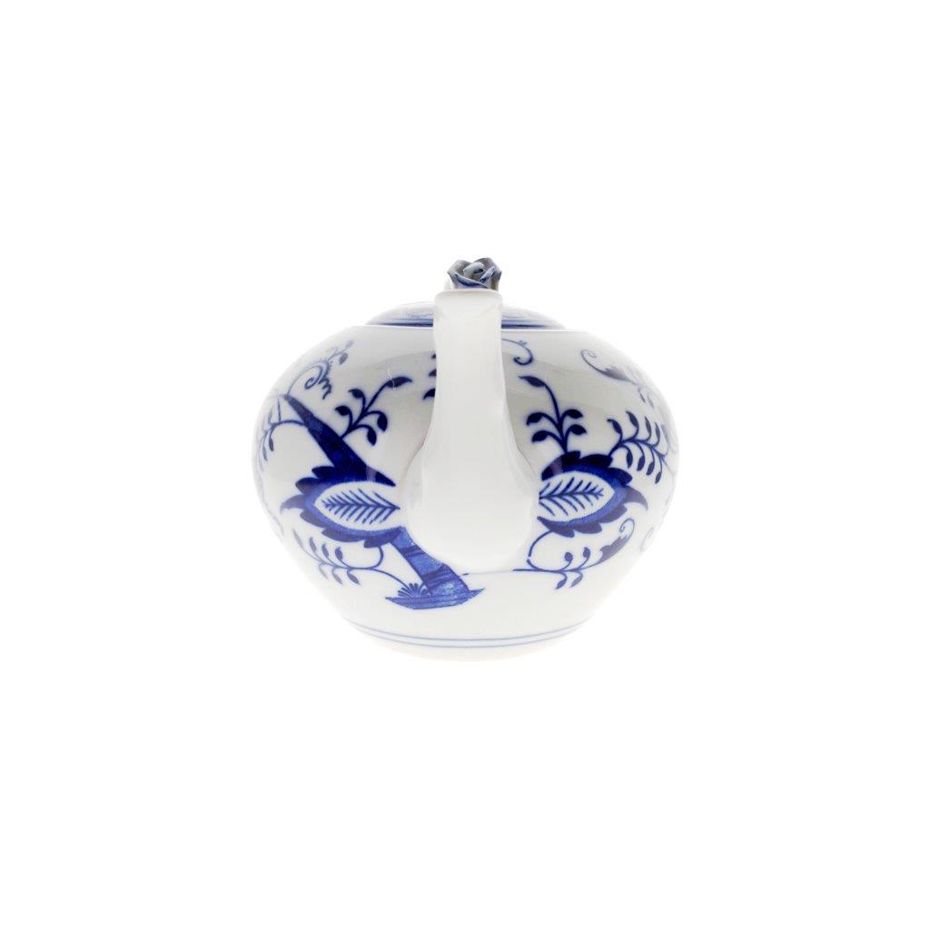 porcelánová konvice čajová s cibulákovým vzorem střední velikost