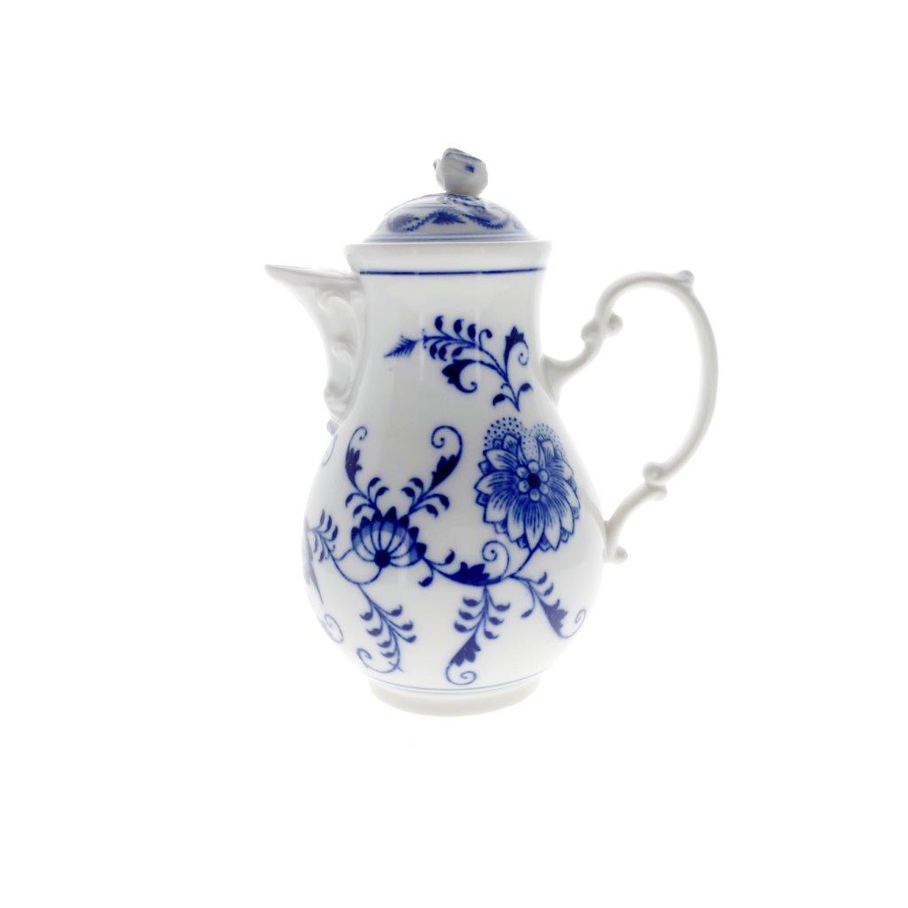 porcelánová konvice kávová malá s cibulákovým vzorem