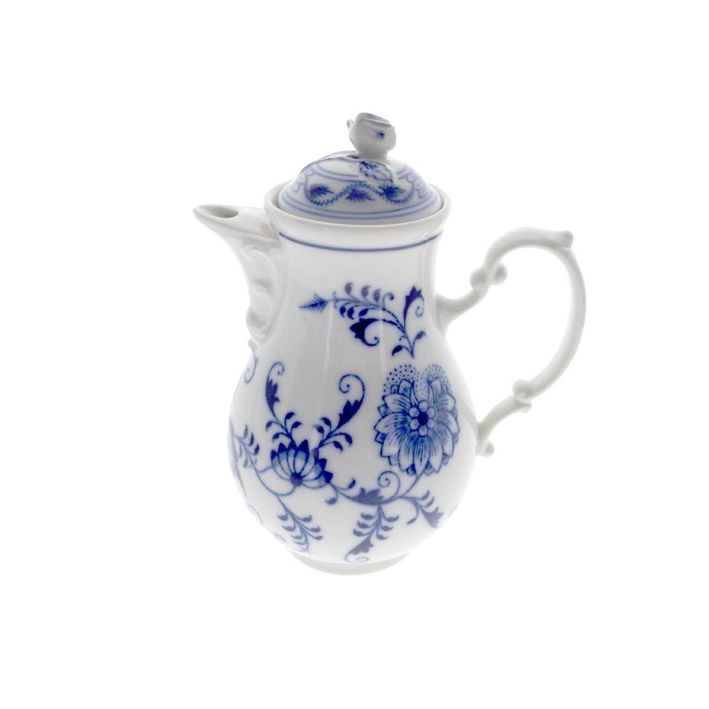 porcelánová konvice kávová malá s cibulákovým vzorem