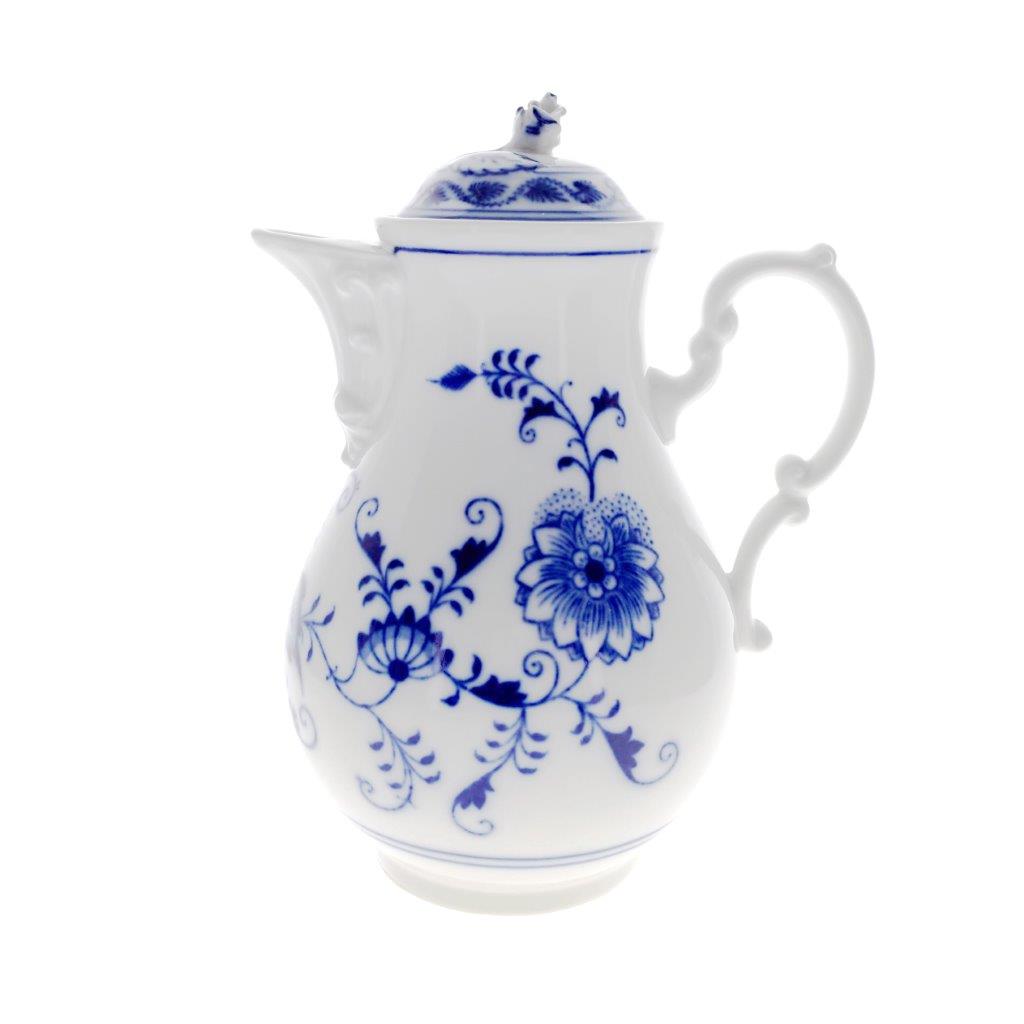 porcelánová konvice kávová střední s cibulákovým vzorem