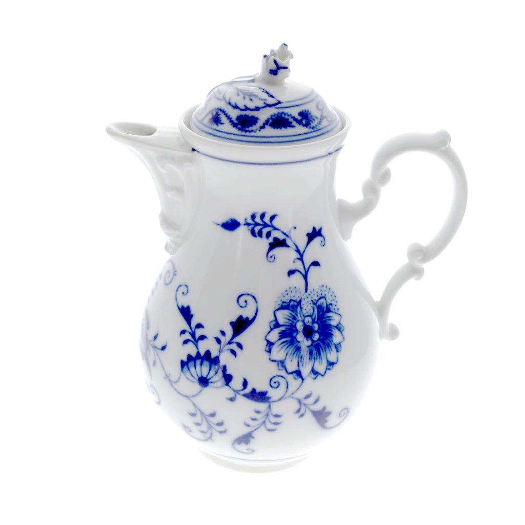 porcelánová konvice kávová střední s cibulákovým vzorem