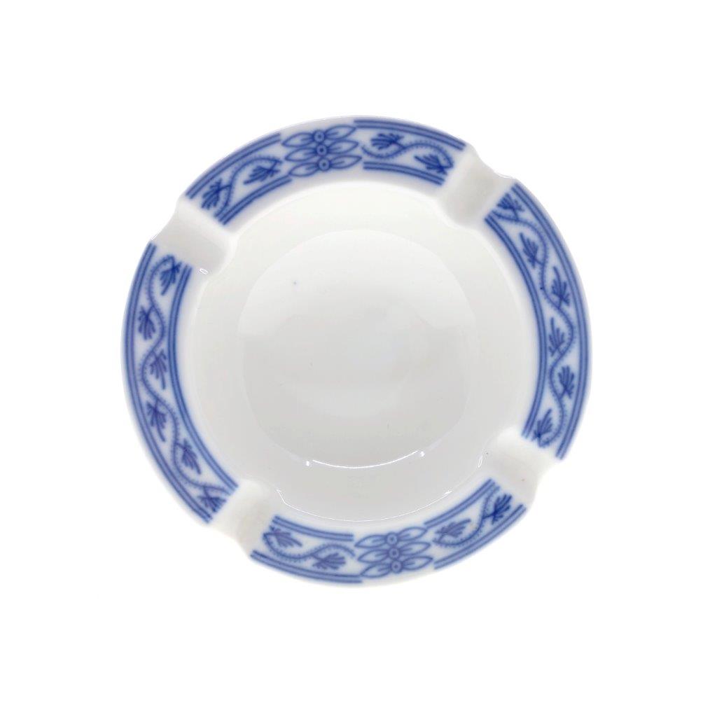 popelník kulatý s cibulákovým vzorem