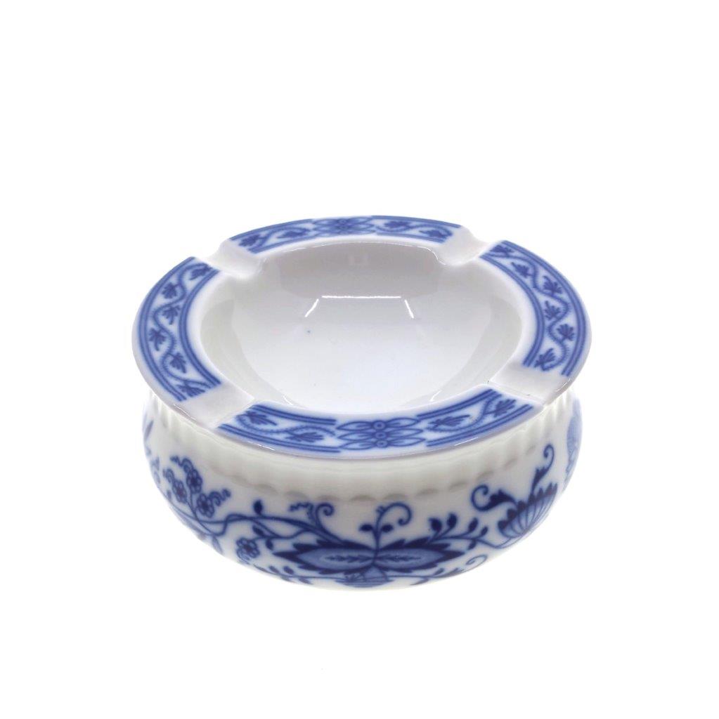 popelník kulatý s cibulákovým vzorem