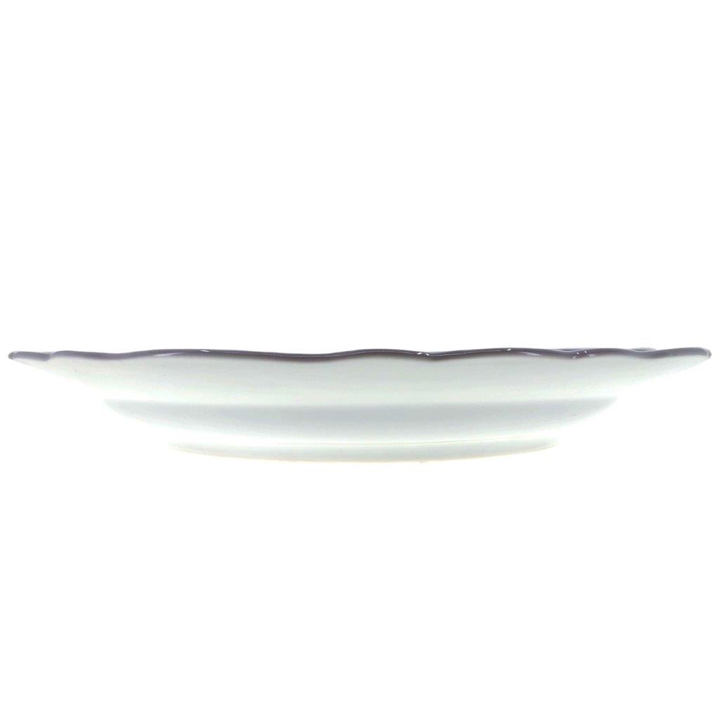 Cibulák - Talíř klubový průměr 30 cm, bílý porcelán s cibulákovým dekorem