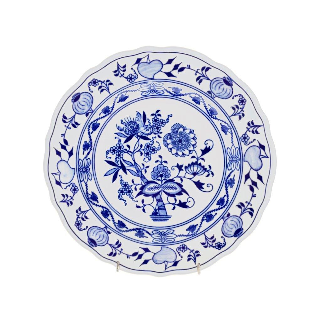 Mělký talíř s cibulovým dekorem