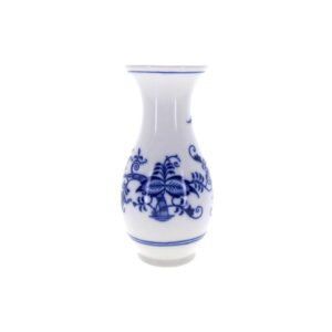 Cibulák - Váza 1210/1, bílý porcelán s cibulákovým dekorem