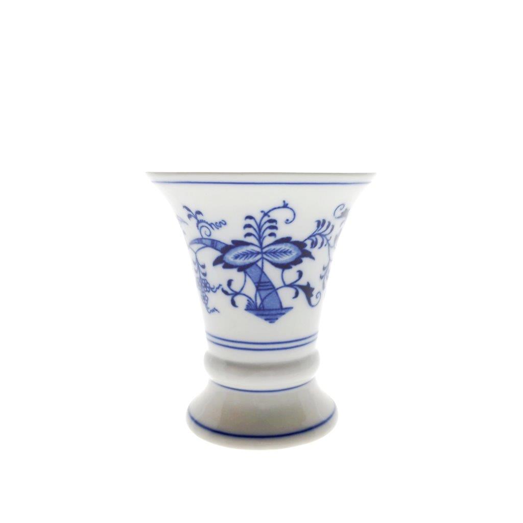 Cibulák - Váza model 1213, bílý porcelán s cibulákovým dekorem
