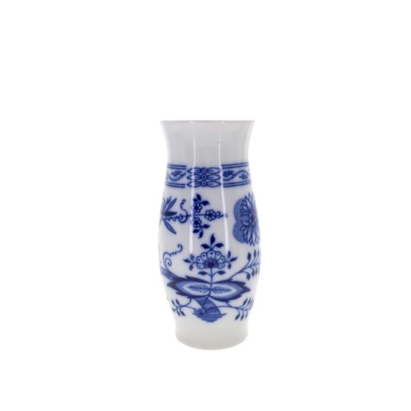 Cibulák - Váza 1945, bílý porcelán s cibulákovým dekorem