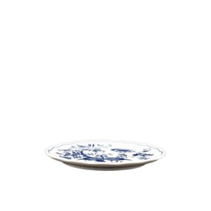 Cibulák - Podložka pod konvici, bílý porcelán s cibulákovým dekorem