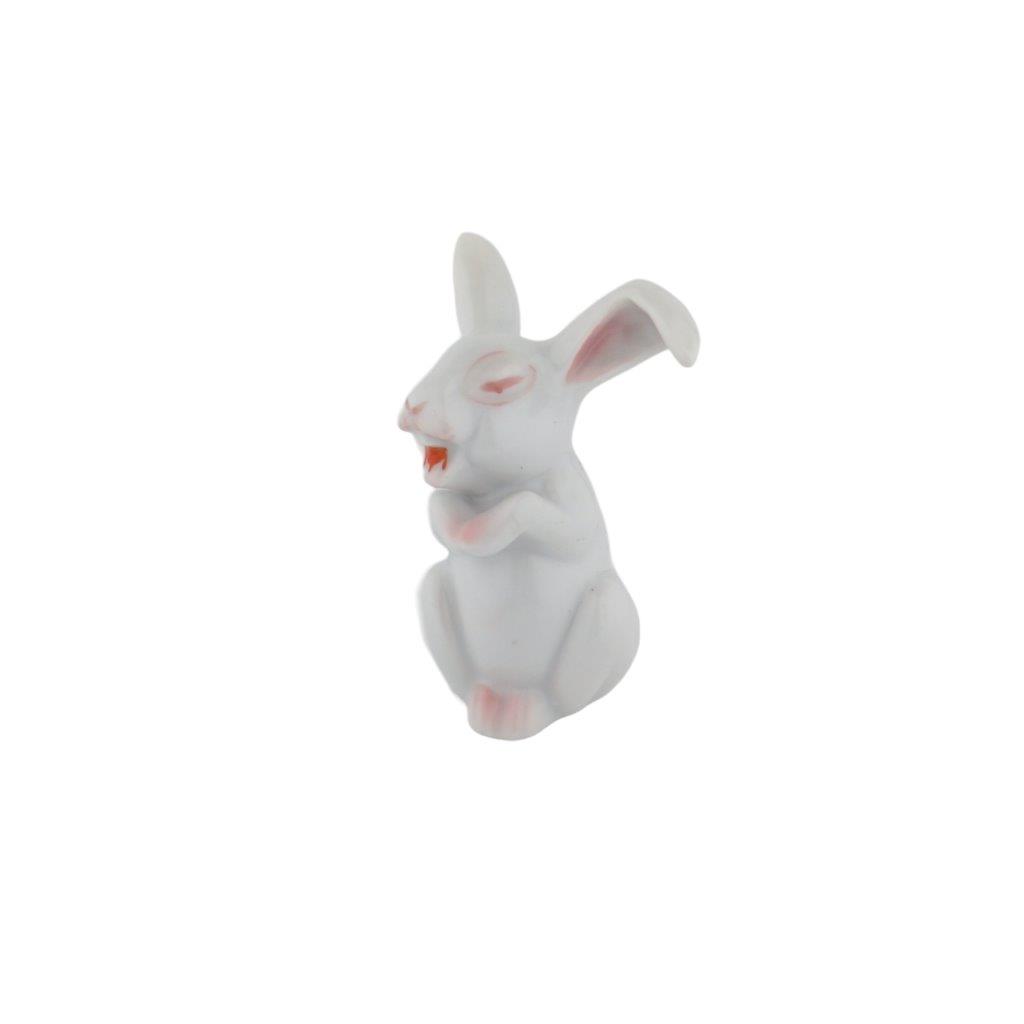 porcelánová figurka značky Rosenthal, model: smějící se králík - malý, porcelán s glazurou