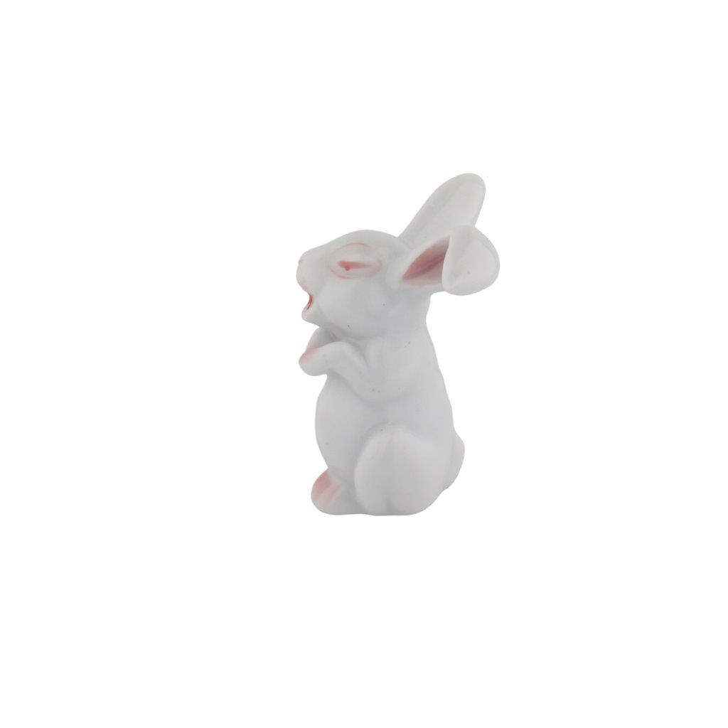 porcelánová figurka značky Rosenthal, model: smějící se králík - malý, porcelán s glazurou