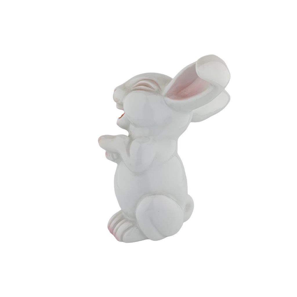 porcelánová figurka značky Rosenthal, model: smějící se králík - střední, porcelán s glazurou