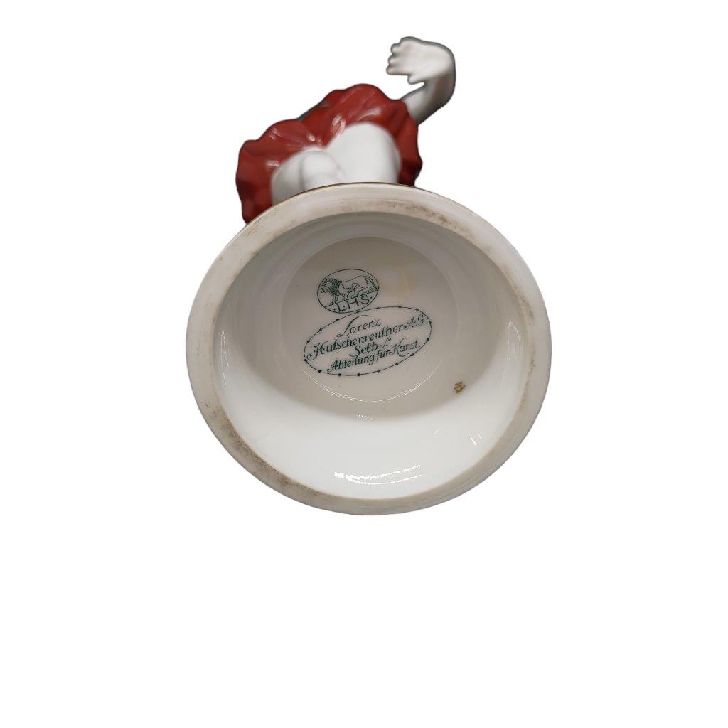 porcelánová figura značky Hutschenreuther, model: Tanečnice Art Deco, značení