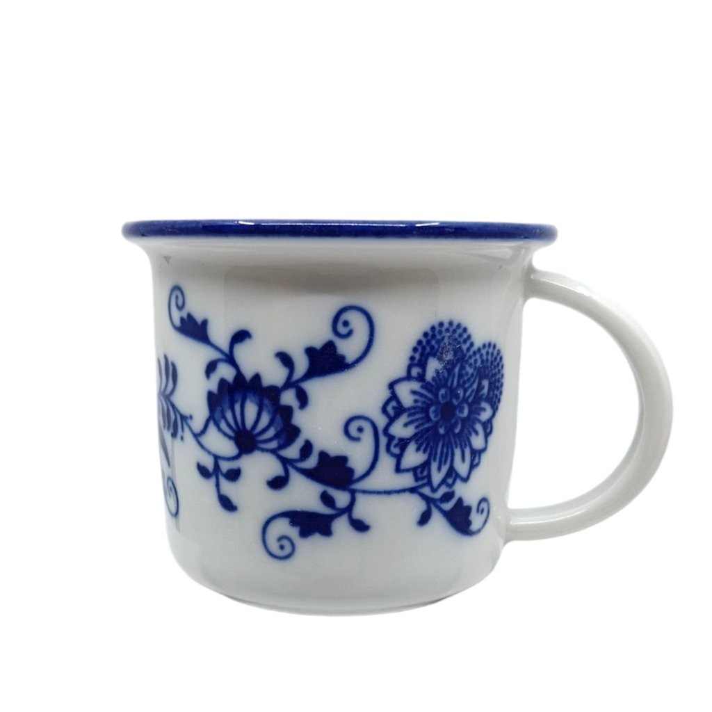 hrnek Tina 0,1l s cibulákovým dekorem