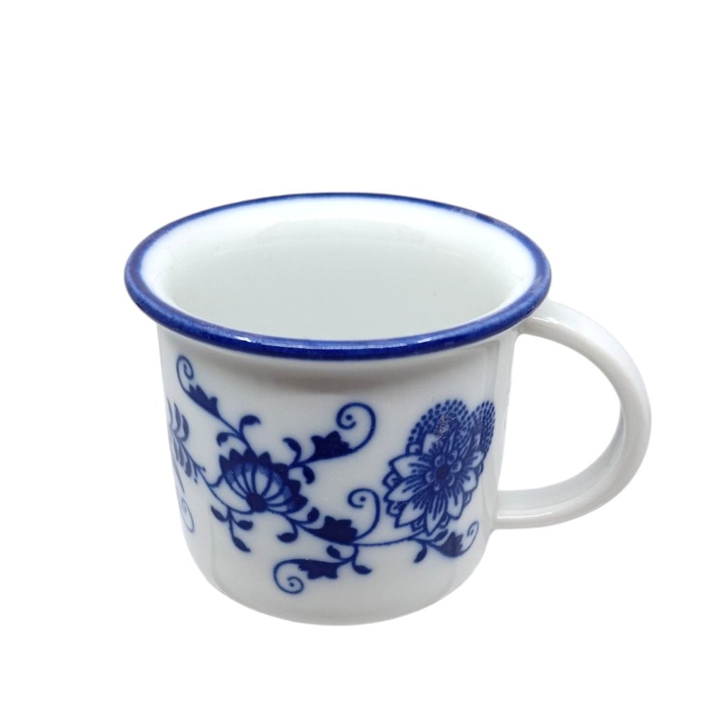 hrnek Tina 0,1l s cibulákovým dekorem